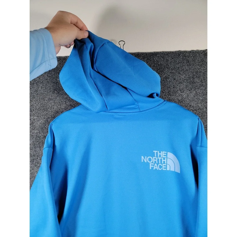 The North Face Horizon Logo Pullover Hoodie Small Mens Blue Sweatshirt NWT $75